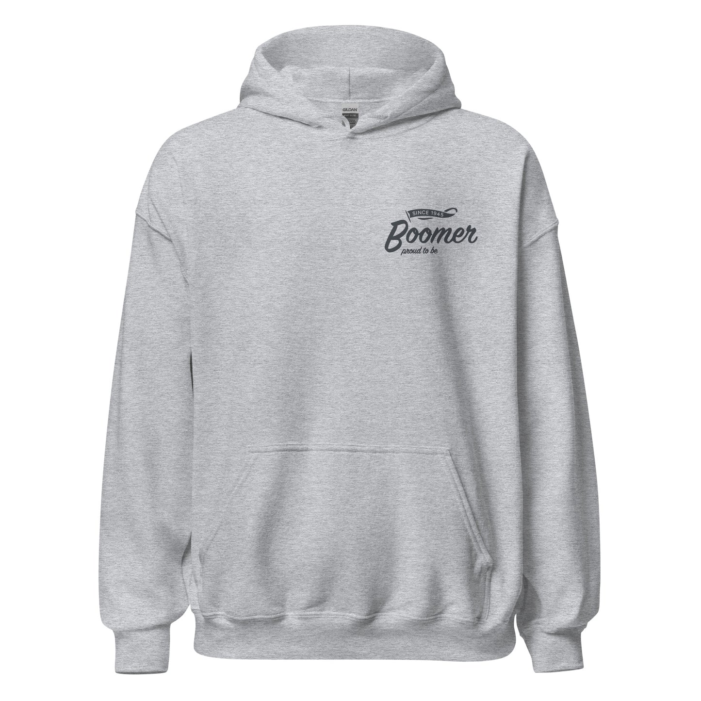 Hoodie - Dark grey logo