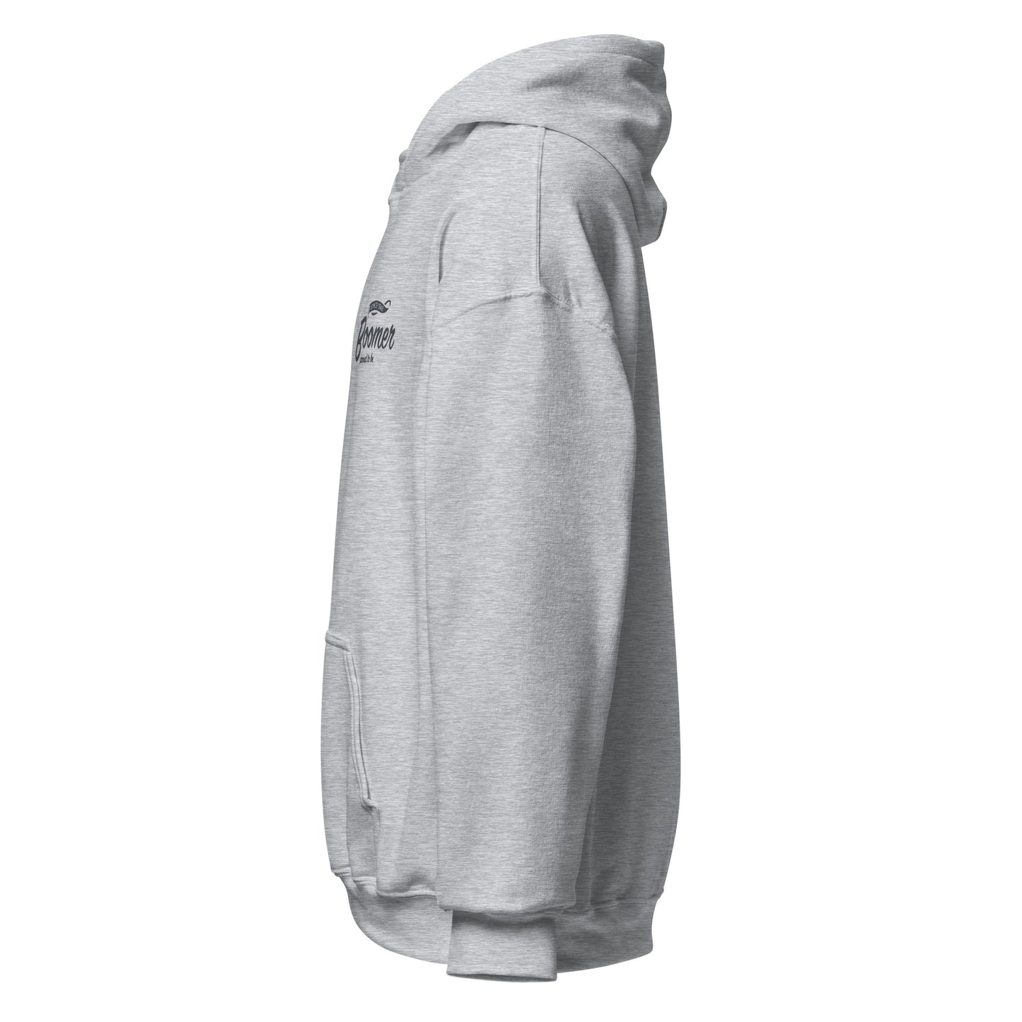 Hoodie - Dark grey logo